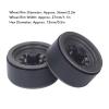 1.9 Inch Beadlock Wheels RC Wheel Rim Set for 1/10 RC Crawler SCX10 I II III 90046 AXI03007 GEN7 GEN8 D90 (Gray) view 2