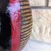 Black Red and natural color Gourd Guiro, Natural Gourd Guiro, Peruvian Percussion Guiro, Latin Percussion Instrument, Birthday Gifts view 2