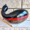 Black Red and natural color Gourd Guiro, Natural Gourd Guiro, Peruvian Percussion Guiro, Latin Percussion Instrument, Birthday Gifts view 4