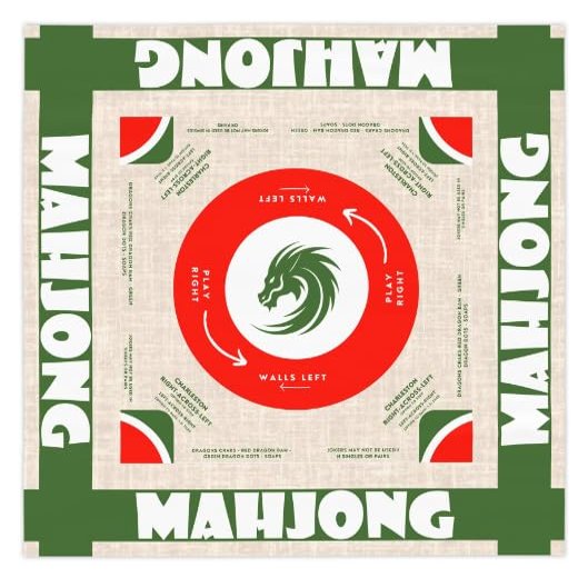 Elegant Mahjong Tablecloth - Perfect for Chinese and American Mahjong Players