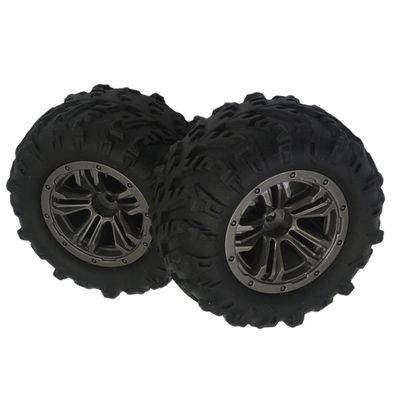 2pcs RC Tire Tyres for Xinlehong Q901 Q902 Q903 RC Car Replacements Modification Accessories (Color : Red)