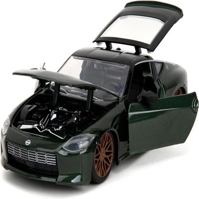 2023 Z Dark Green Metallic with Black Top Fast X (2023) Movie Series 1/24 Diecast Model Car by Jada 34791
