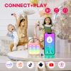 YLL Karaoke Machine for Kids, Portable Mini Speaker with 2 Wireless Microphones, 2026 Top Toys Birthday Gifts for Girls 3, 4, 5, 6, 7, 8, 9, 10, 12+ Years Old Toddler Party Grandkids Present (Rose) view 4