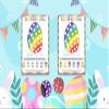 BEUFSE Easter Egg Roll Dice Game, Roll The Egg Game with Two Dices for Easter, Easter Roll The Dice Game, Easter Party Game Supplies, Fun Easter Games for Family -STPD04 view 3