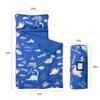 MORAIS Toddler Nap Mat with Pillow and Blanket - 52" x 20" Lightweight and Soft Nap Mats for Preschool, Daycare, Travel Sleeping Bags view 2