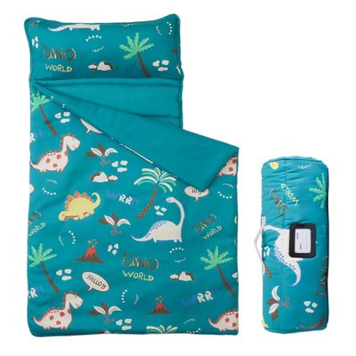 MORAIS Toddler Nap Mat with Pillow and Blanket - 52" x 20" Lightweight and Soft Nap Mats for Preschool, Daycare, Travel Sleeping Bags