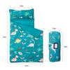 MORAIS Toddler Nap Mat with Pillow and Blanket - 52" x 20" Lightweight and Soft Nap Mats for Preschool, Daycare, Travel Sleeping Bags view 2