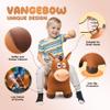 VangeBow Bouncy Horse for Toddlers 1-3, Inflatable Ride on Bouncy Animal Hopper Toys for 1 2 3 4 5 Year Old Girl Boy Kids First Birthday Gift, Outdoor Indoor Soft Play Equipment(Pump Included) view 3