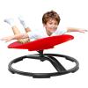 Zhenx Spinning Chair for Autistic Kids (Ages 3-18) - 220LBS Capacity Sensory Swivel Seat - Sensory Toy for Teens with ADHD/Autism - Sit and Spin Calming Gift to Improve Focus & Body Balance (Red) view 1