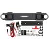 AMLIK RC Car Accessories Compatible with Axial for SCX6 for Jeep for JLU for Wrangler Metal Front Rear Bumper with Spotlight for 1/6 RC Crawler view 3