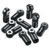 10pcs Metal Tie Rod End Balls M2.5 Ball Joint Head for RC Crawler Car Upgrade Parts (Black) view 1