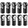 10pcs Metal Tie Rod End Balls M2.5 Ball Joint Head for RC Crawler Car Upgrade Parts (Black) view 2