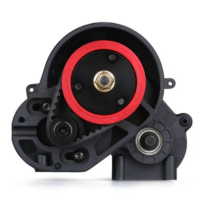 AMLIK RC Car Accessories Compatible with Axial for SCX10 for SCX10 II 3.2mm Gear Belt Drive Transmission Complete Gearbox 1/10 RC Crawler Car 90046 Upgrade Parts (Color : Black)