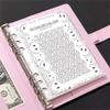 100 Envelope Savings Challenge, Paper Money Collection Album Large Capacity Bill Storage Book (Size : Purple) view 4