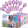 Cikyner Cats Cradle String, 8 Pcs Finger String Game 2m Long 2mm Diameter Cats Cradle with Instructions Polyester Purple String Toy Supplies Ideal for Gifts for Girls and Boys on Birthday Easter view 1
