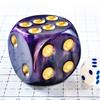 Solid Acrylic Jumbo 40MM Pearl Violet D6 Dice, Big Playing Dice view 3