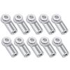 10pcs Metal Tie Rod End Balls M2.5 Ball Joint Head for RC Crawler Car Upgrade Parts (Silver) view 4