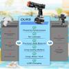 2025 Upgraded Electric Water Gun with LED Lights and Type-C Charging,Transparent Automatic Squirt Guns High Powered IP67 Waterproof,Up to 26FT Longer Range Water Pistol,for Kids and Adults (Black) view 2
