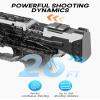 2025 Upgraded Electric Water Gun with LED Lights and Type-C Charging,Transparent Automatic Squirt Guns High Powered IP67 Waterproof,Up to 26FT Longer Range Water Pistol,for Kids and Adults (Black) view 4