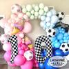 Number 10 Checkered Balloons 40 Inch Giant Race Car Checkered 10 Number Balloons for 10th Race Car Checkered Birthday Party Supplies view 3