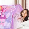 Wowangce Unicorn Bed Tent for Kids Large Kids Twin Tent Toddler Play Bed with Carry Bag Foldable with String Lights for Girls Boys Bedroom Indoor Games view 4