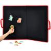 CHEFAN Large Felt Flannel Board 31.5 * 23 in, Foldable Freestanding Story Learning Board for Toddlers, Double-Sided Use for Preschool Classroom, Multi Felt Pieces Can Be Used, Gifts for Kids view 1