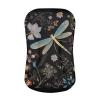 ZOUTAIRONG Flower Dragonfly Bassinet Sheet Set Snug Fitted Cradle Fitted Sheets Stretchy Ultra Soft for Oval Rectangle Hourglass Bassinet Mattress Unisex Boy Girl Black view 1