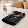 ZOUTAIRONG Flower Dragonfly Bassinet Sheet Set Snug Fitted Cradle Fitted Sheets Stretchy Ultra Soft for Oval Rectangle Hourglass Bassinet Mattress Unisex Boy Girl Black view 4