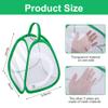 2 Pcs Mini Butterfly Habitat Cage- 10 x 8.8 x 8 Inch Collapsible Insect Mesh Cage- Portable Butterfly Net Habitat with Zipper for Transporting and Raising view 2
