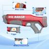 2P Self-Filling Function Electric Water Gun IP67 Waterproof, Automatic Pulse Quickly Shooting Squirt Guns, Watergun Blaster for Pool/Beach Toys(White + Red) view 4