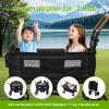SPWVIP Stroller Wagon for 2 Kids- Lightweight Travel Folding Push Pull Baby Wagon for Newborn&Toddler with 5-Point Harness,Adjustable Canopy,Tray Table,Cup Holder,Storage Pocketsets view 2