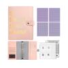 100 Envelope Savings Challenge, Paper Money Collection Album Large Coins Bill Storage Book (Size : Pink) view 1