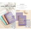 100 Envelope Savings Challenge, Paper Money Collection Album Large Coins Bill Storage Book (Size : Pink) view 4