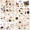 LINAYE 24 Sheets Cute Cat Stickers for Kids Teen Adults, 840 Counts Waterproof Adhesive Kawaii Kitten Stickers for Party Favors, Scrapbooking, Water Bottles, Laptop, Phone, Skateboard, Bicycle view 1