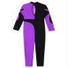 FEESHOW Girls Boys One Piece Full Length Unitards Gymnastics Bodysuit Kids Spandex Zentai Leotard Ballet Costumes Purple B 6 Years view 4