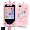 KAKTIN Kids Phone for Girls,Christmas Birthday Gifts for 3-8 Years Old Kids,Touchscreen Learning Toys for Girls view 1