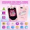 KAKTIN Kids Phone for Girls,Christmas Birthday Gifts for 3-8 Years Old Kids,Touchscreen Learning Toys for Girls view 2