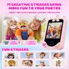 KAKTIN Kids Phone for Girls,Christmas Birthday Gifts for 3-8 Years Old Kids,Touchscreen Learning Toys for Girls view 4