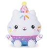 Gabby's Dollhouse Celebrations, Sprinkle Party Cakey Cat Soft Toy, 25-Centimetre Interactive Soft Toy with Sounds, Kids Toys for Girls and Boys Aged 3+ view 3