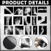 Sayglossy 15 Pcs Broken Bones x Ray Set Human x Rays Black and White Skeleton Pretend Xrays for Kids view 3