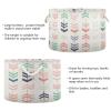 Bulletgxll Round Storage Basket 13.9x20 Inch Arrowed Pattern Collapsible Cotton Rope Organizing Basket Laundry Basket for Blankets Toys Clothes Book view 3