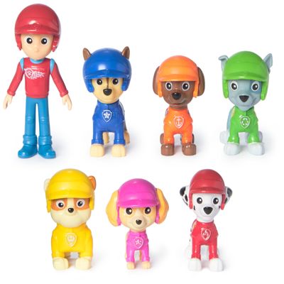 Paw Patrol: Rescue Wheels, Toy Figures Gift Pack, with 7 Collectible Action Figures, Kids Toys for Boys and Girls Ages 3 and up