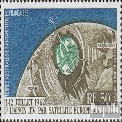 Franzs. Areas Antarctica 27 (Complete.Issue.) FDC 1962 Telstar (Stamps for Collectors) Space