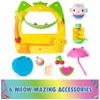 DreamWorks GABBY'S Dollhouse, Cakeys Fruit Smoothie Balcony Playset, 8-Pcs with Toy Figures, Dollhouse Accessories & Sensory Play, Kids Toys for Girls & Boys 3+ view 4
