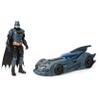 DC Comics - Batmobile + 30 Cm Action Figure - Batman Action Figure - Create Your Own Masked Fights Against the Enemy - Super Hero & Super Villain - Collectible Toy - Toy for Kids Ages 3+ view 1