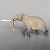 XINPANYIAN TNG Prehistoric Animal Huanghe Flumen Stegodon Elephant Figure Model Doll view 4