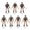 78-in-1 Army Men Toys Sets with Realistic Military Truck/Helicopter/Kayak Boat/Motorcycle/Army Men Action Figures/Weapon Gears, Army Toys Gift for Boys Kids 4-7 6-8 8-14 Fun Birthday Party Favors view 4