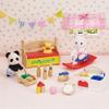 Calico Critters Baby's Toy Box - Includes Snow Rabbit and Panda Babies view 3
