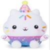 Gabby's Dollhouse Celebrations, Sprinkle Party Cakey Cat Plush, 10-Inch Interactive Stuffed Animal with Sounds, Kids Toys for Girls & Boys Ages 3+ view 1