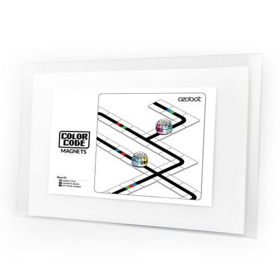 Ozobot Color Code Magnets Base Kit, Interactive Coding Learning Tool for Kids Ages 5+, Enhances Logic & Problem Solving Skills, Classroom Education, 36 Tiles, Evo Required Not Included